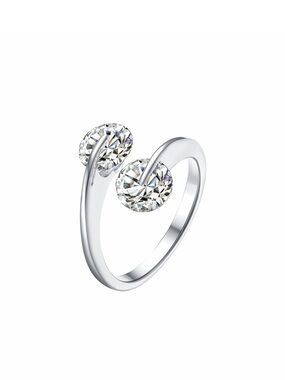🥰♥️ NWT Genevive .925 Sterling Silver CZ Ring